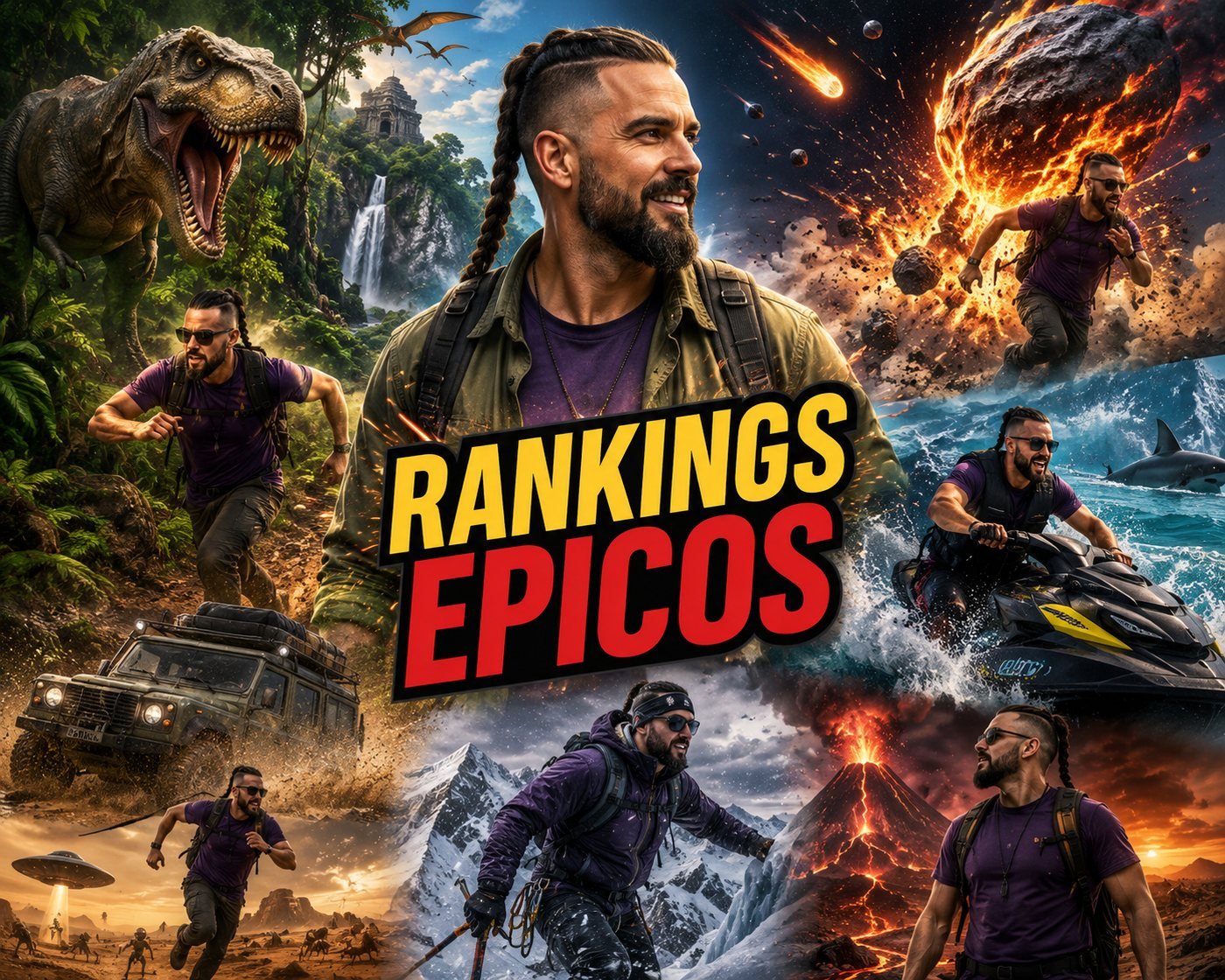 Rankings Épicos — collage